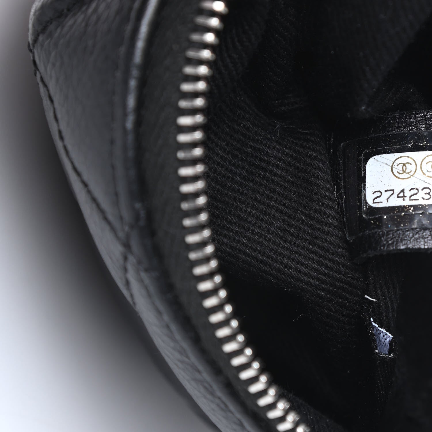 Chanel Grained Calfskin Quilted Waist Belt Bag Black 8 of 14