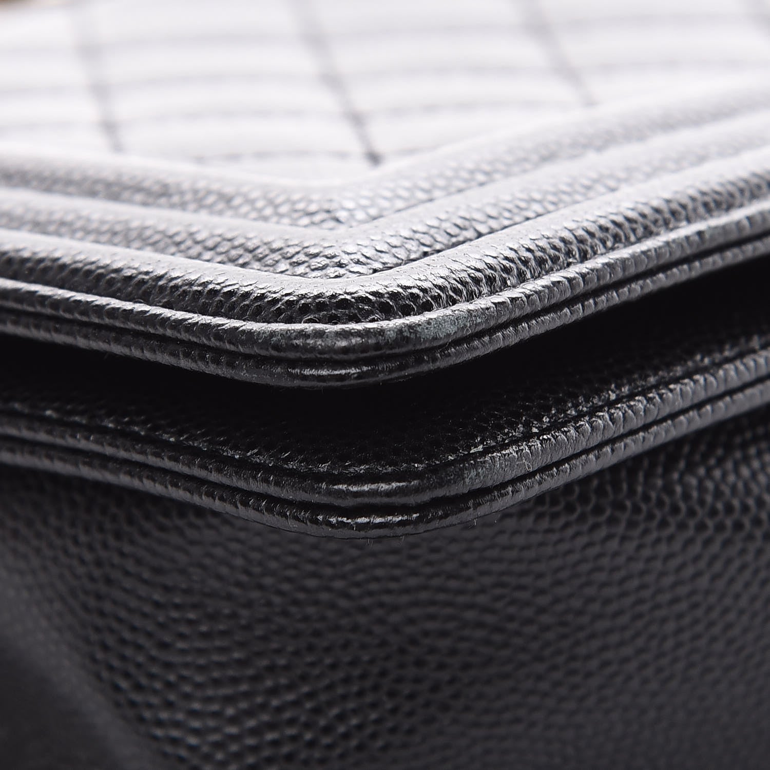 Chanel Caviar Quilted Medium Boy Flap Black 12 of 15