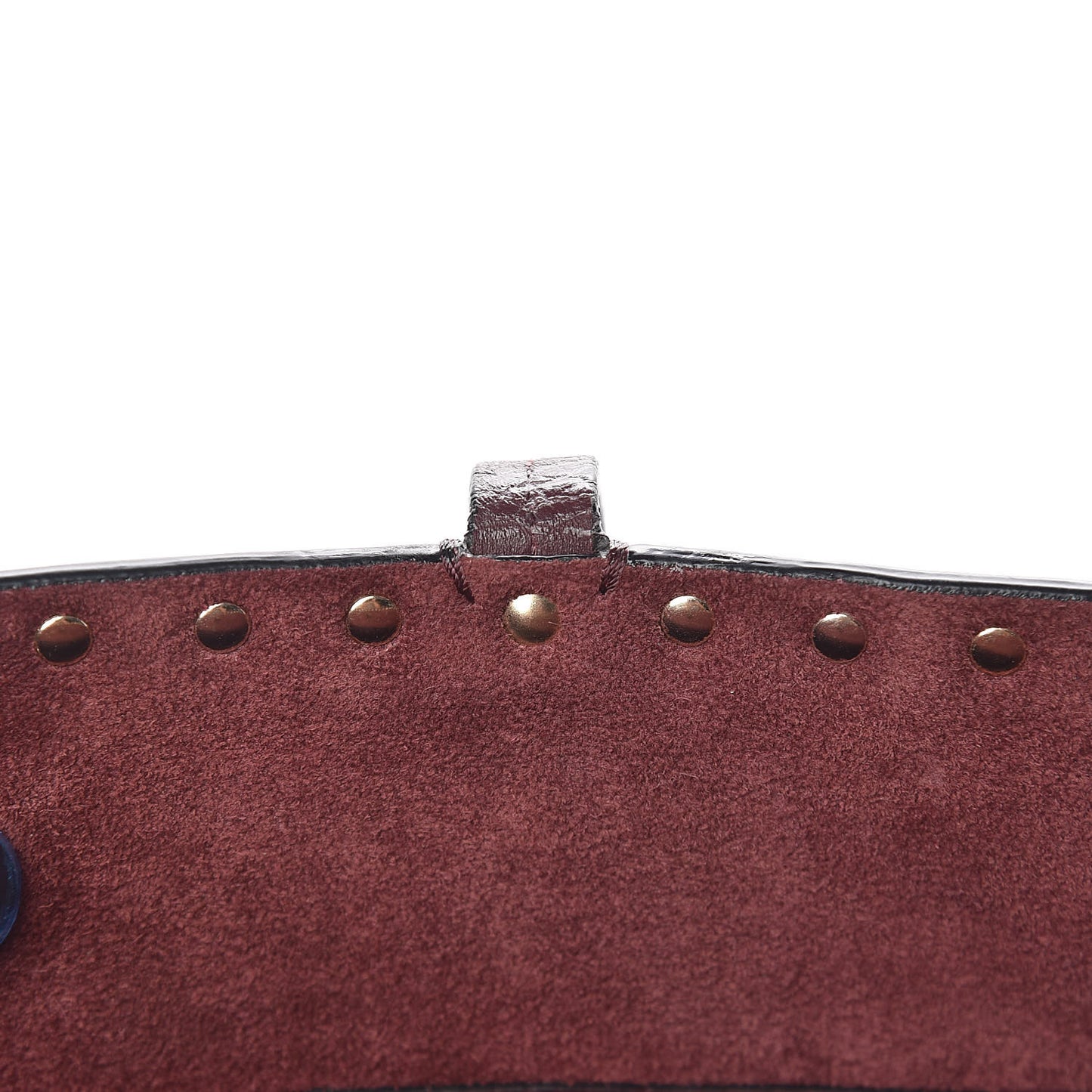 Grained Calfskin Small Rockstud Shoulder Tote Rubin