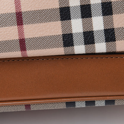 Burberry Haymarket Check Medium Golderton Tote Mid Camel 12 of 15