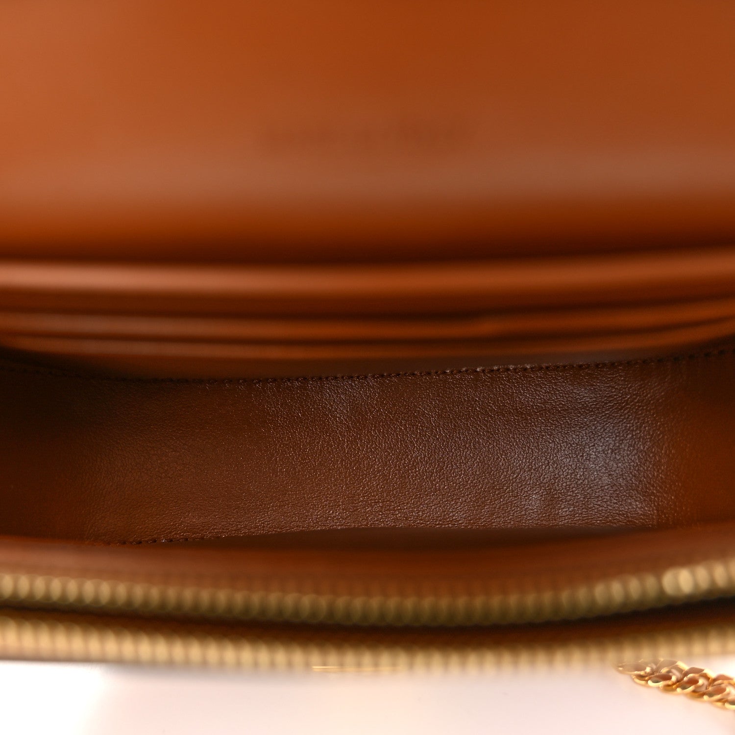 Celine Natural Calfskin Besace Small 16 Wallet on Chain Tan 5 of 10