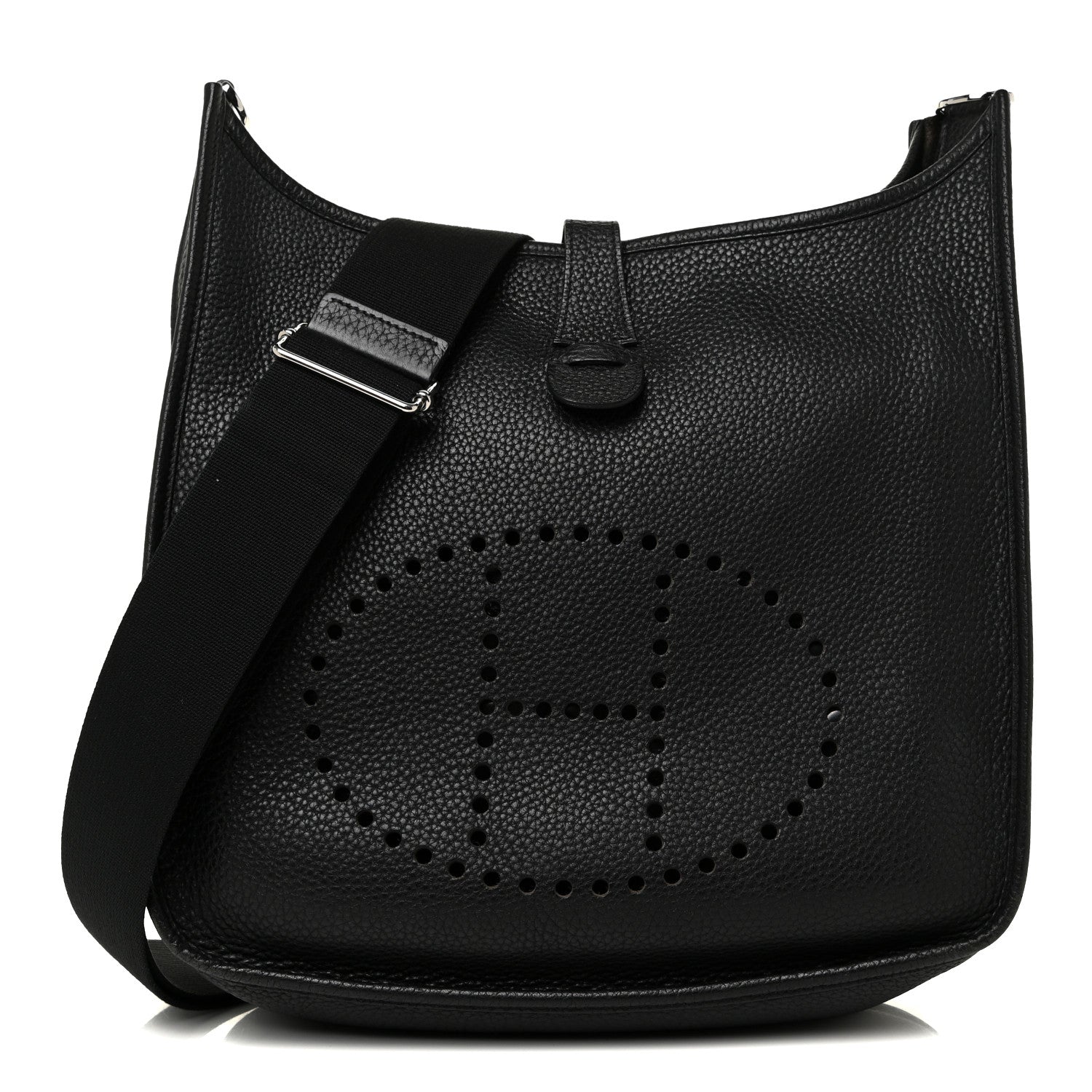 Hermes Taurillon Clemence Evelyne III PM Black 1 of 18