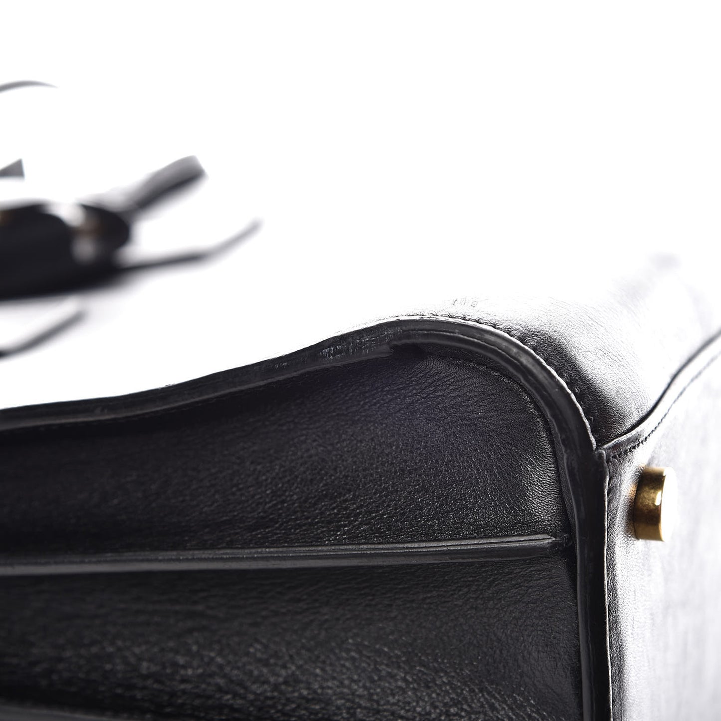 Calfskin Small Sac De Jour Black