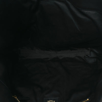 Saint Laurent Lambskin Quilted Maxi Icare Shopping Tote Black 6 of 13