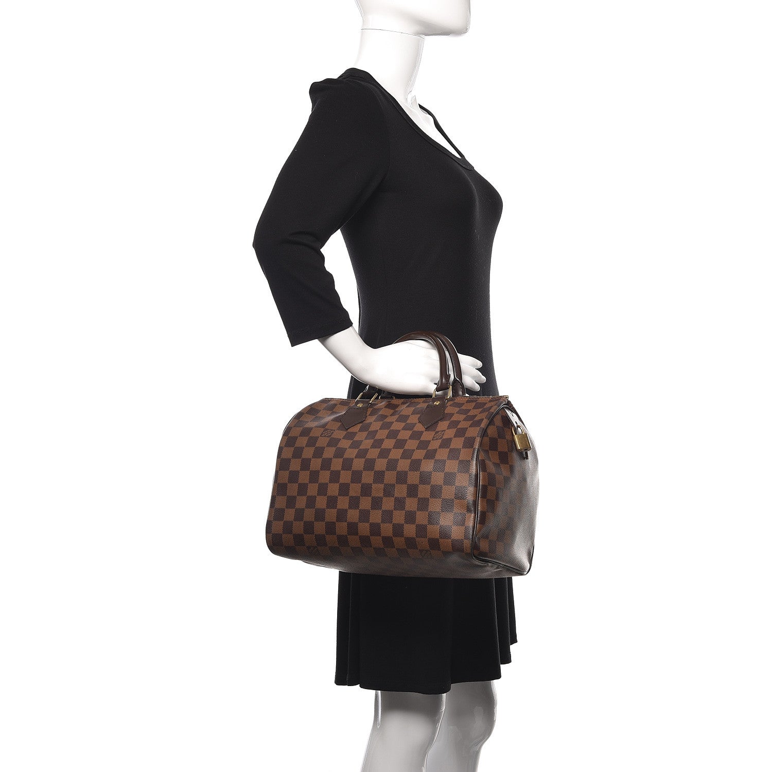 Louis Vuitton Damier Ebene Speedy 30 2 of 10