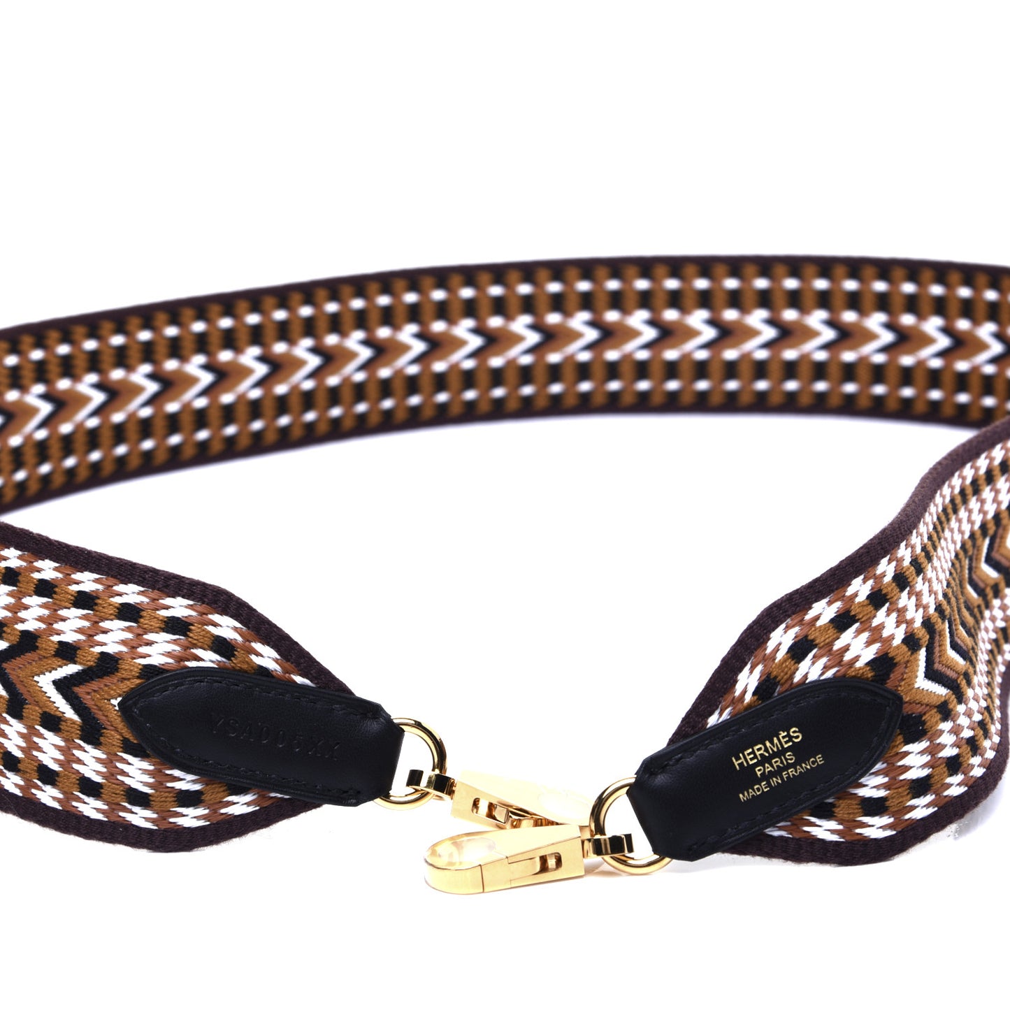 Toile Swift Sangle Allegro 50mm Shoulder Strap Sesame White Black