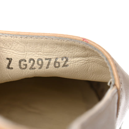 Chanel Lambskin CC Espadrilles 37 Beige Black 6 of 8