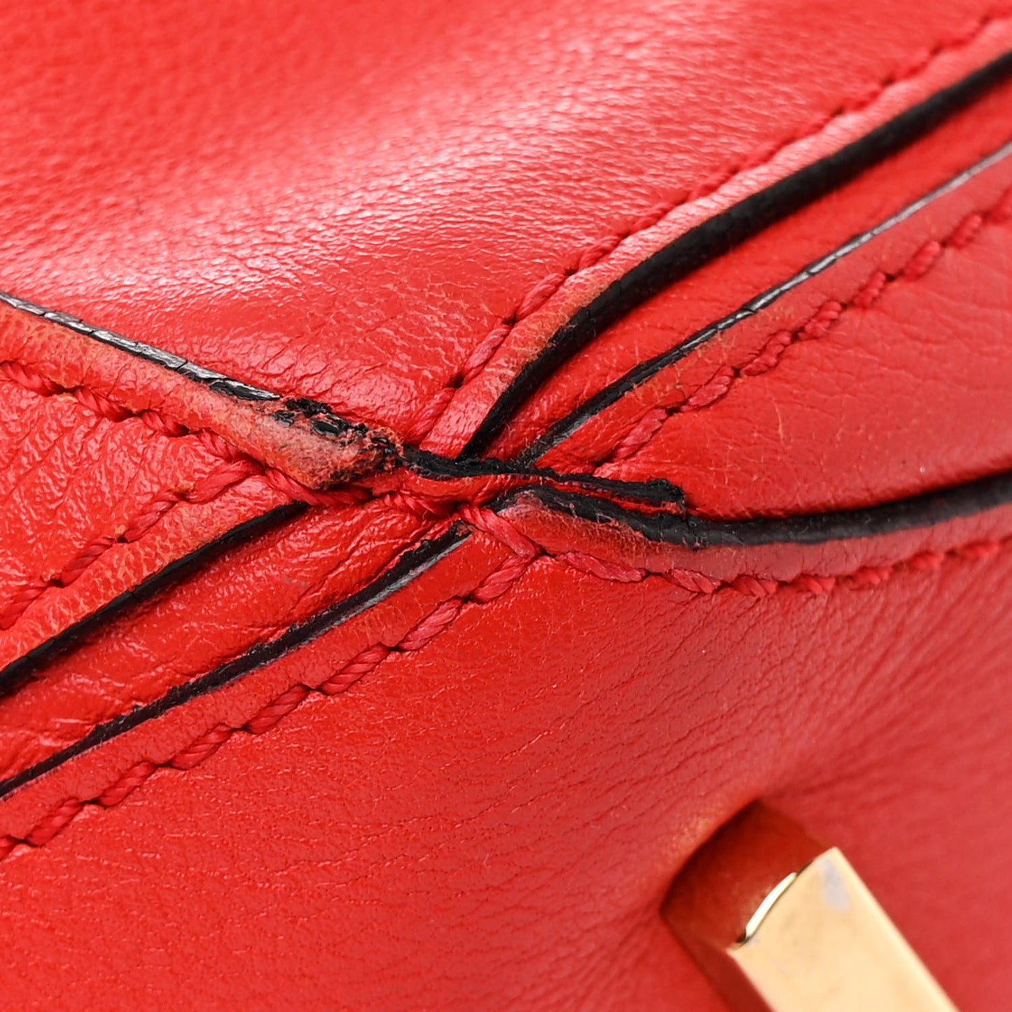 Calfskin Medium Puzzle Bag Scarlet