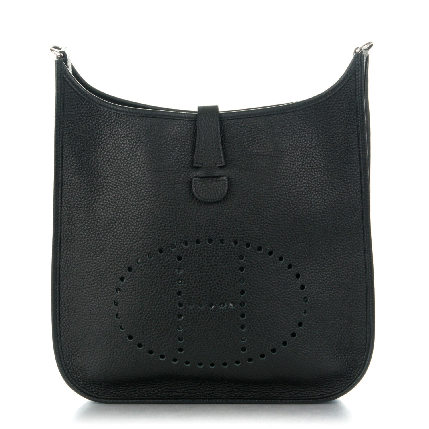 Hermes Taurillon Clemence Evelyne III GM Black 1 of 8