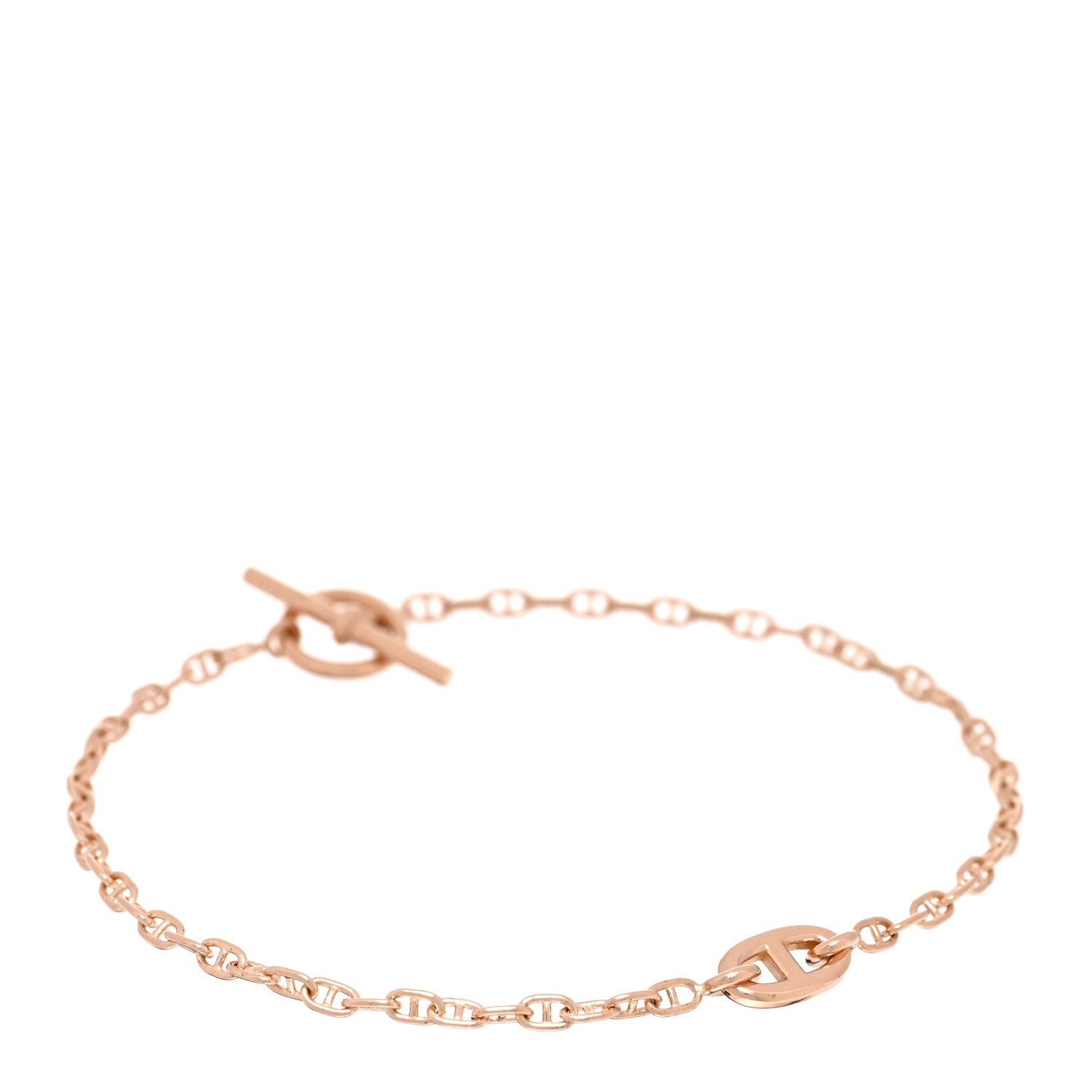 Hermes 18K Rose Gold TPM Farandole Bracelet LG 1 of 4