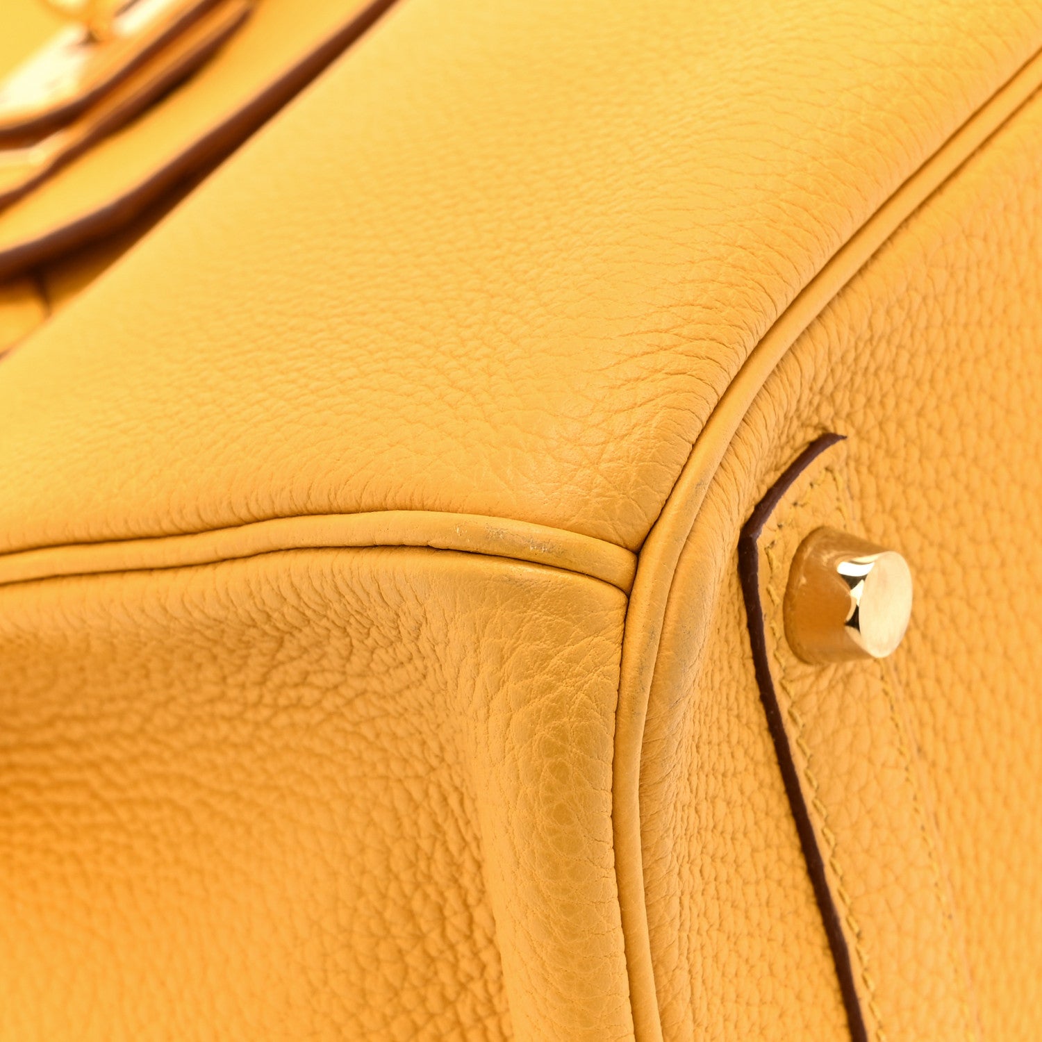 Hermes Togo BIRKIN 30 Jaune Ambre 12 of 19