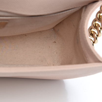 Chanel Caviar Chevron Quilted Medium Boy Flap Nude 10 of 15