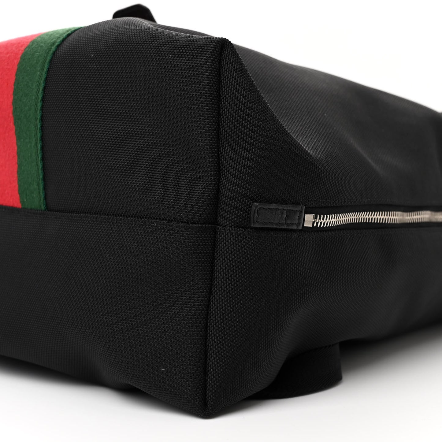 Techno Canvas Web Single Buckle Backpack Black