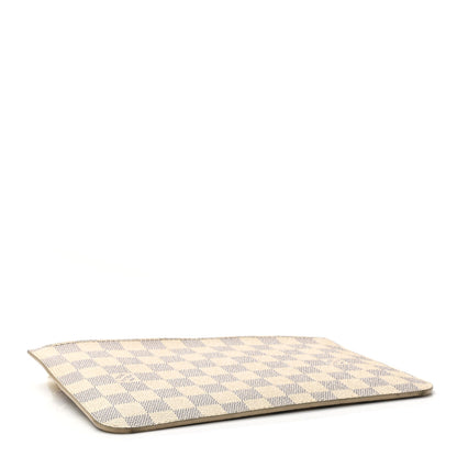 Louis Vuitton Damier Azur Neverfull MM GM Pochette Rose Ballerine 4 of 8
