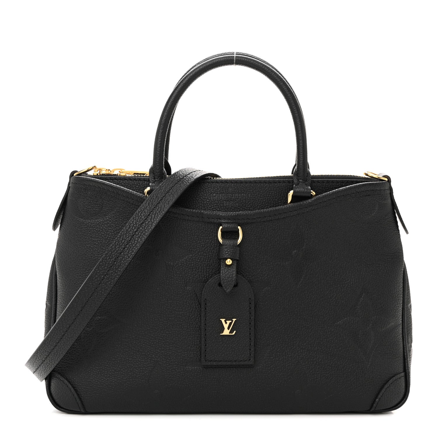 Louis Vuitton Empreinte Monogram Giant Trianon PM Black 1 of 10