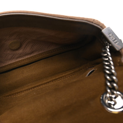 Fendi Technical Fabric FF Midi Chain Baguette Sand 5 of 10