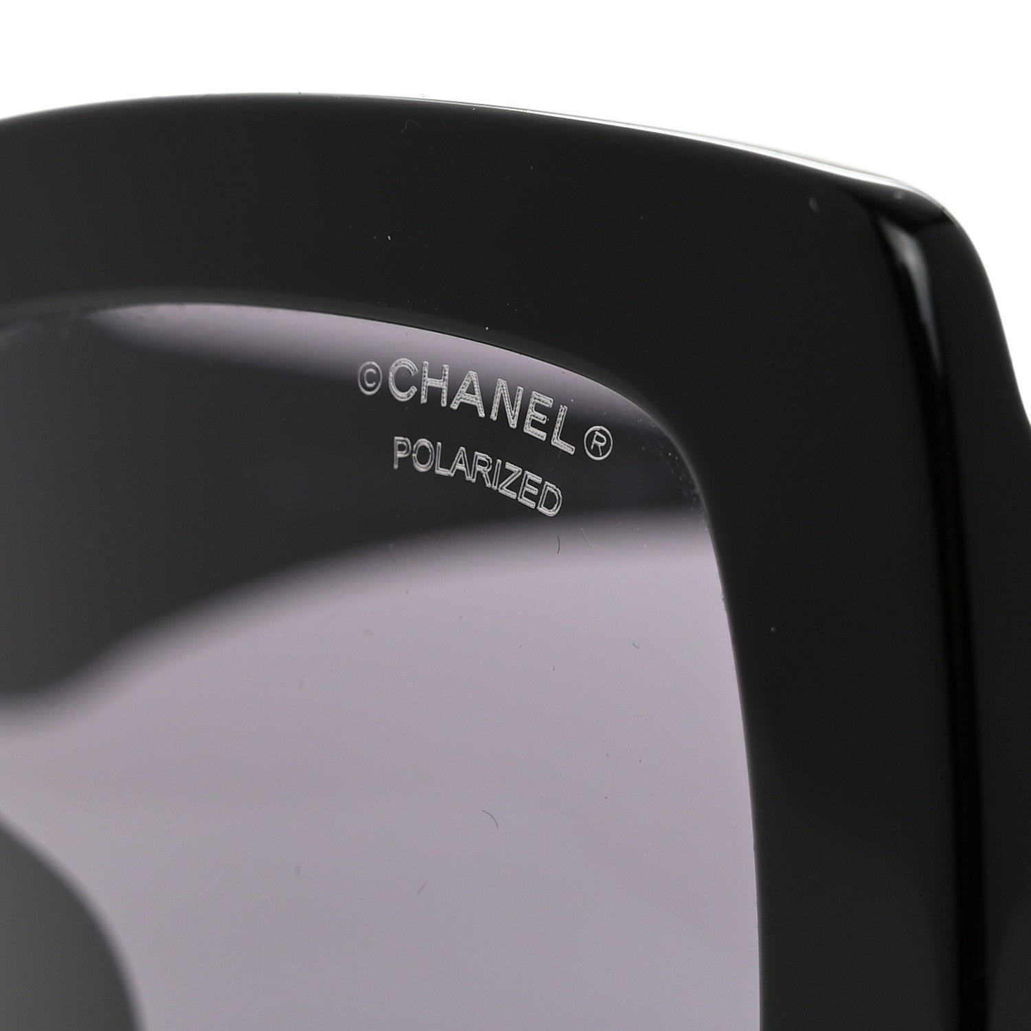 Chanel Acetate Calfskin Square Sunglasses 5474-Q-A Black 7 of 8
