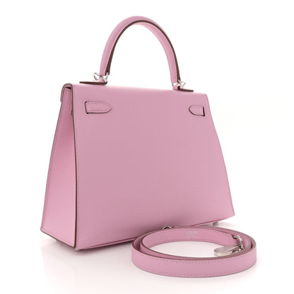 Hermes Epsom Kelly Sellier 25 Mauve Sylvestre 2 of 10