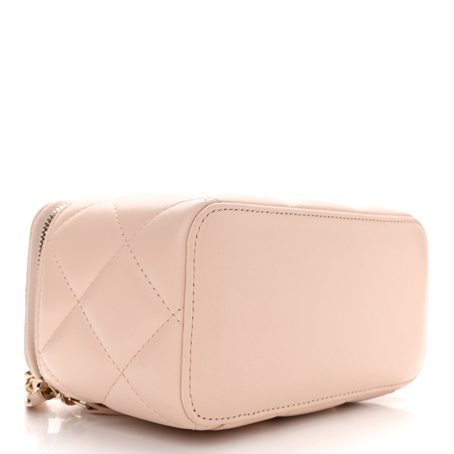 Lambskin Vanity Case Light Pink
