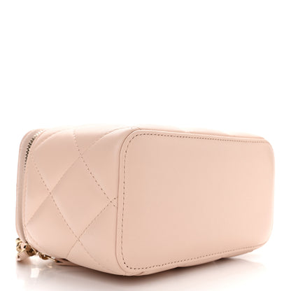 Chanel Lambskin Vanity Case Light Pink 4 of 11