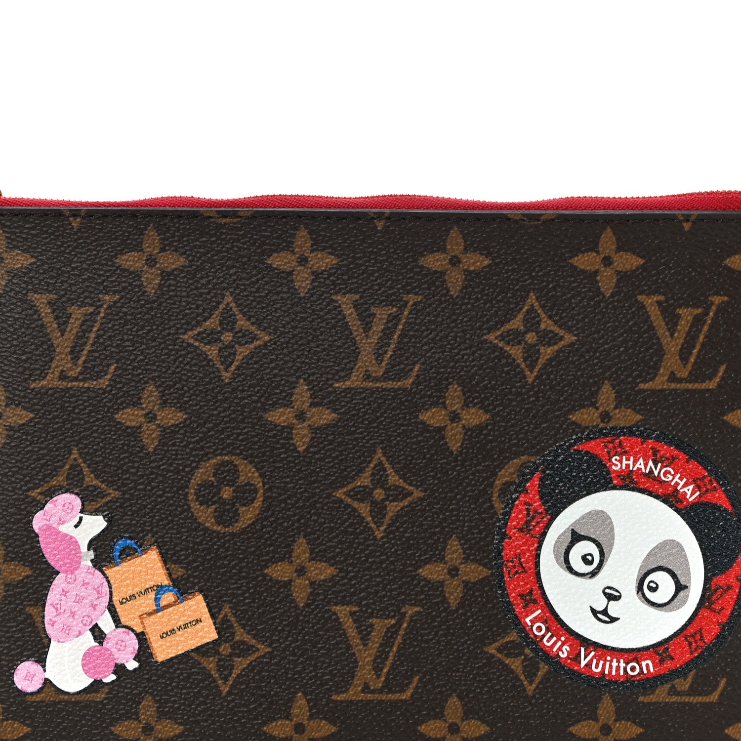 Louis Vuitton Monogram World Tour Neverfull MM GM Pochette 8 of 10