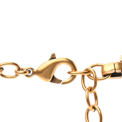 Christian Dior Metal CD Choker Necklace Gold 3 of 4