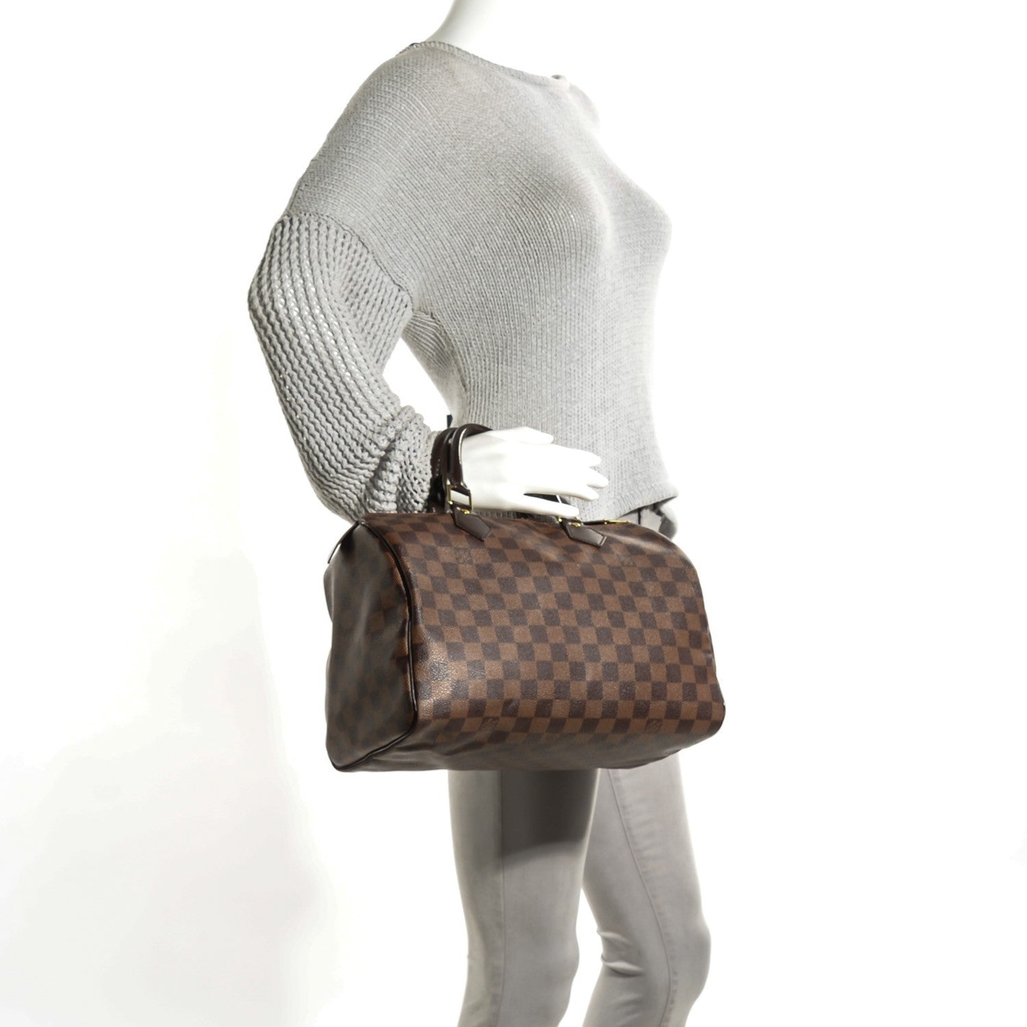 Louis Vuitton Damier Ebene Speedy 30 4 of 7