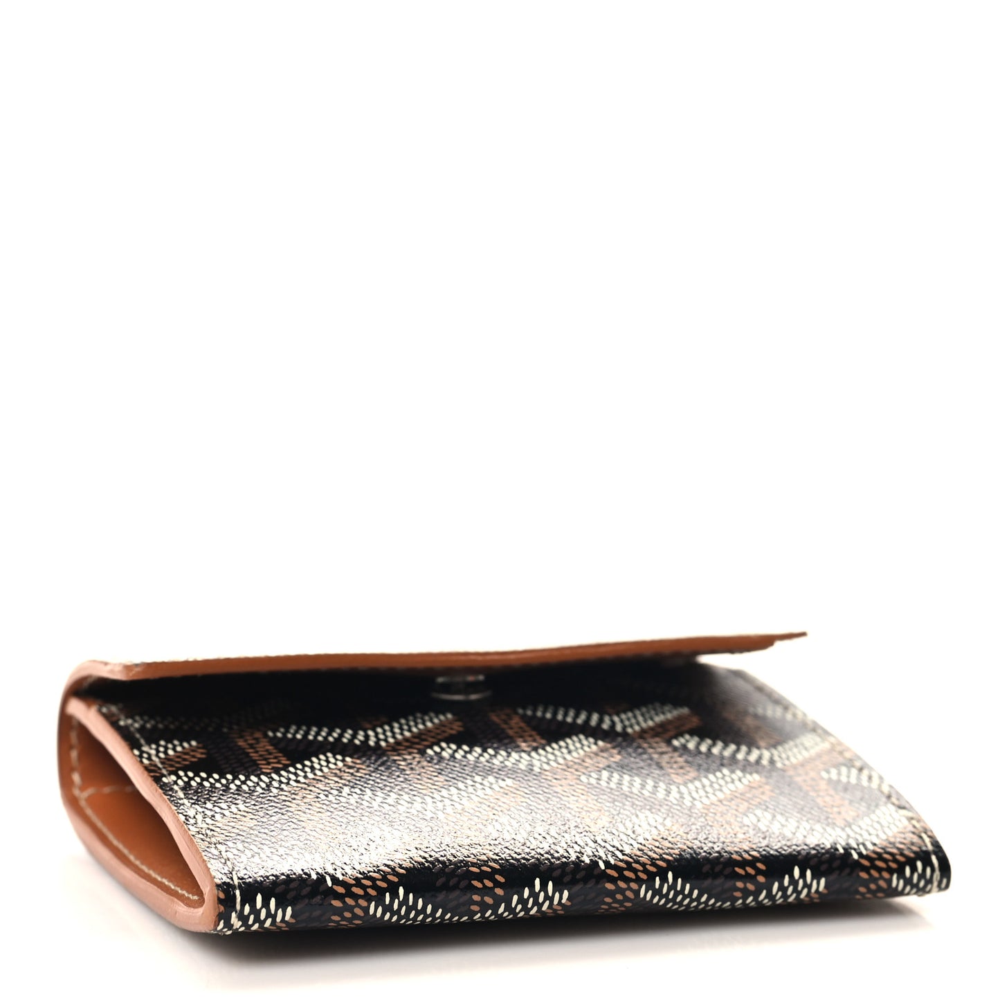 Goyardine Marigny Coin Purse Wallet Black Gold