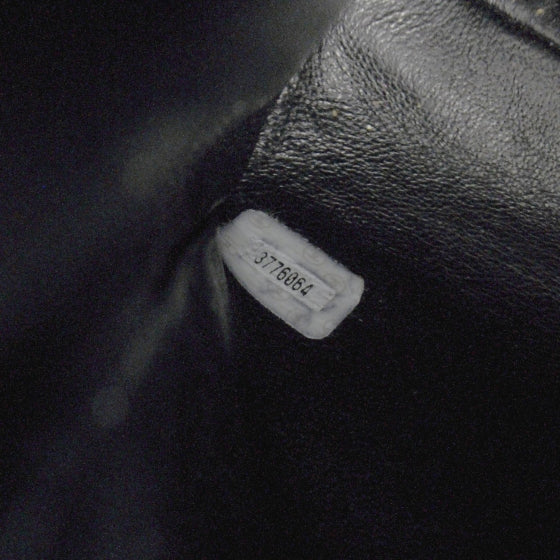 Lambskin Quilted Flap Bag Black