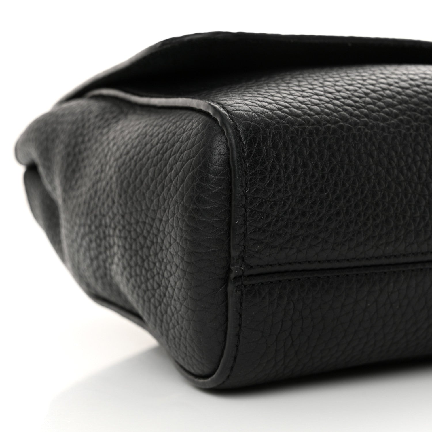 Mulberry Small Classic Grain Calfskin Medium Lily Black 9 of 10