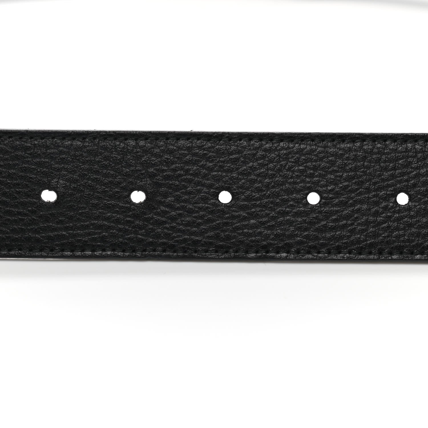 Gucci Calfskin Double G Reversible 37mm Belt 100 40 Black Cocoa 6 of 7
