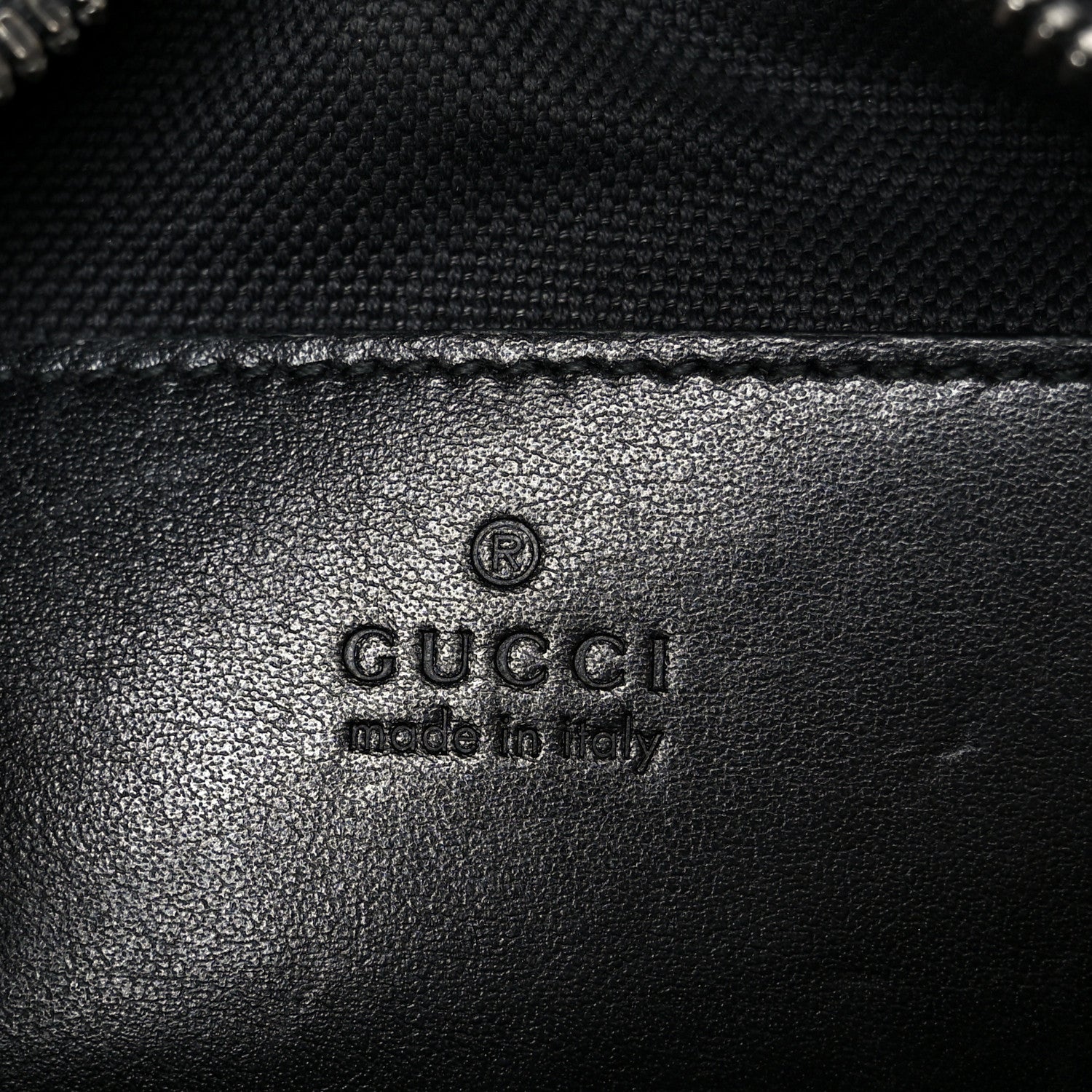 Gucci Calfskin Matelasse Monochrome Small GG Marmont Chain Shoulder Bag Black 6 of 13