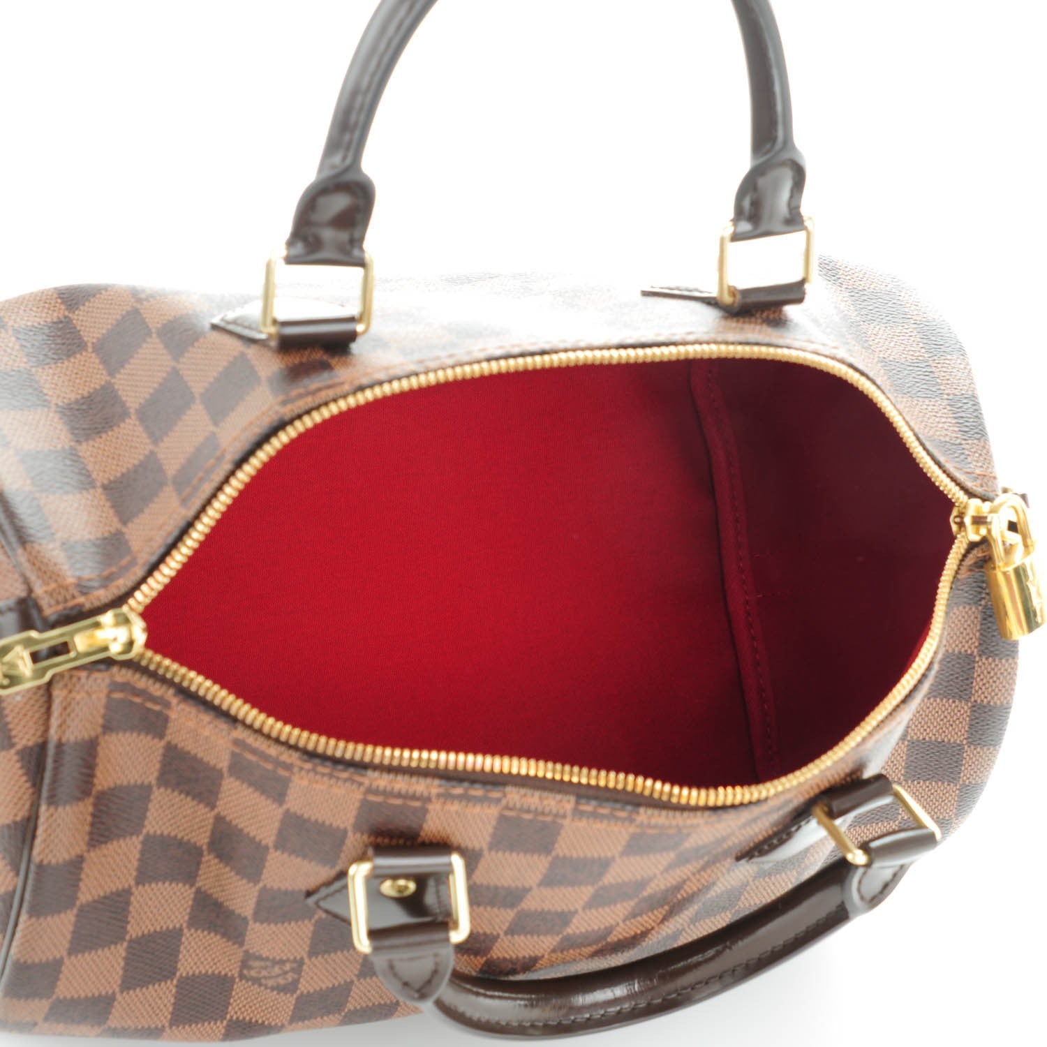 Louis Vuitton Damier Ebene Speedy Bandouliere 30 6 of 8