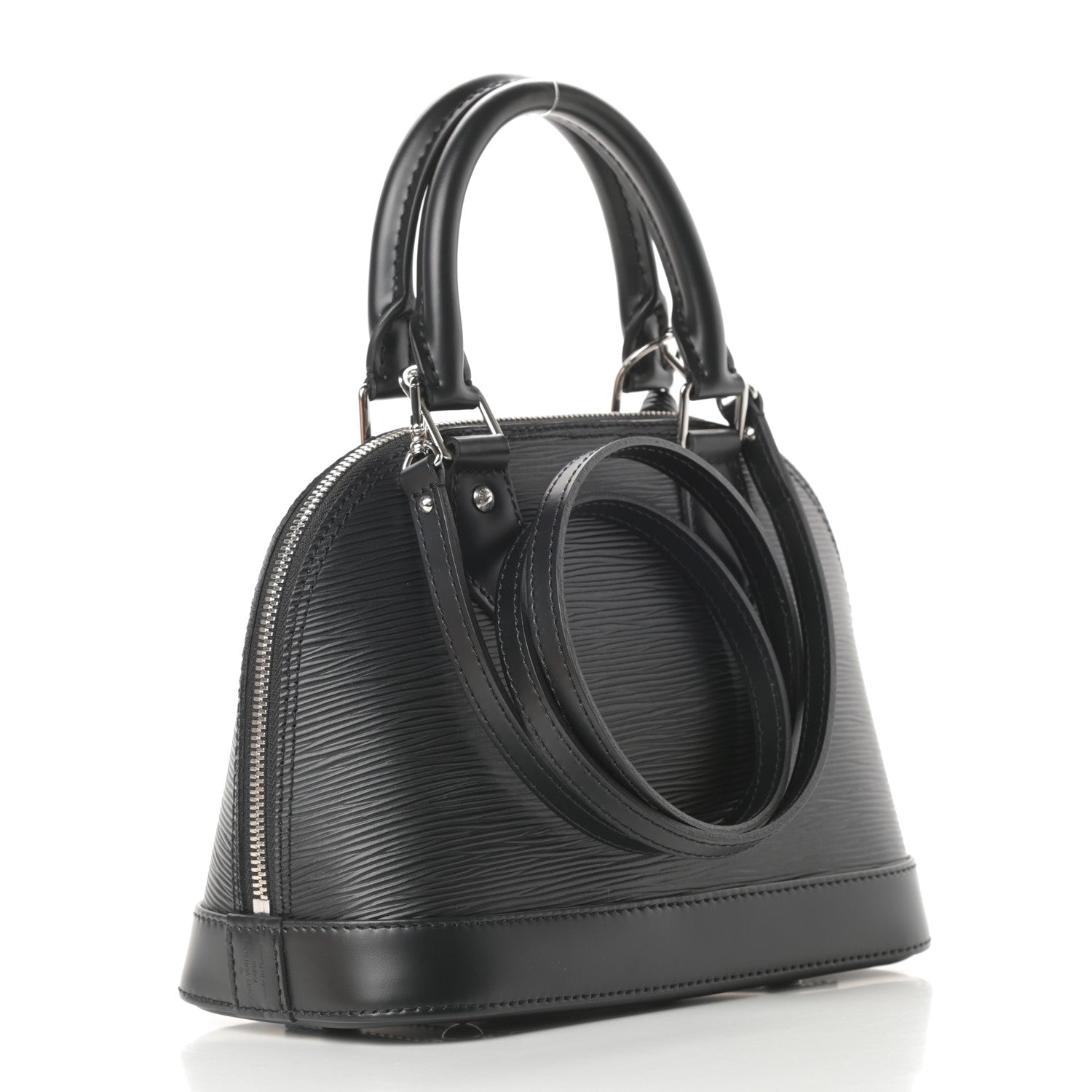 Louis Vuitton Epi Alma BB Black 3 of 11