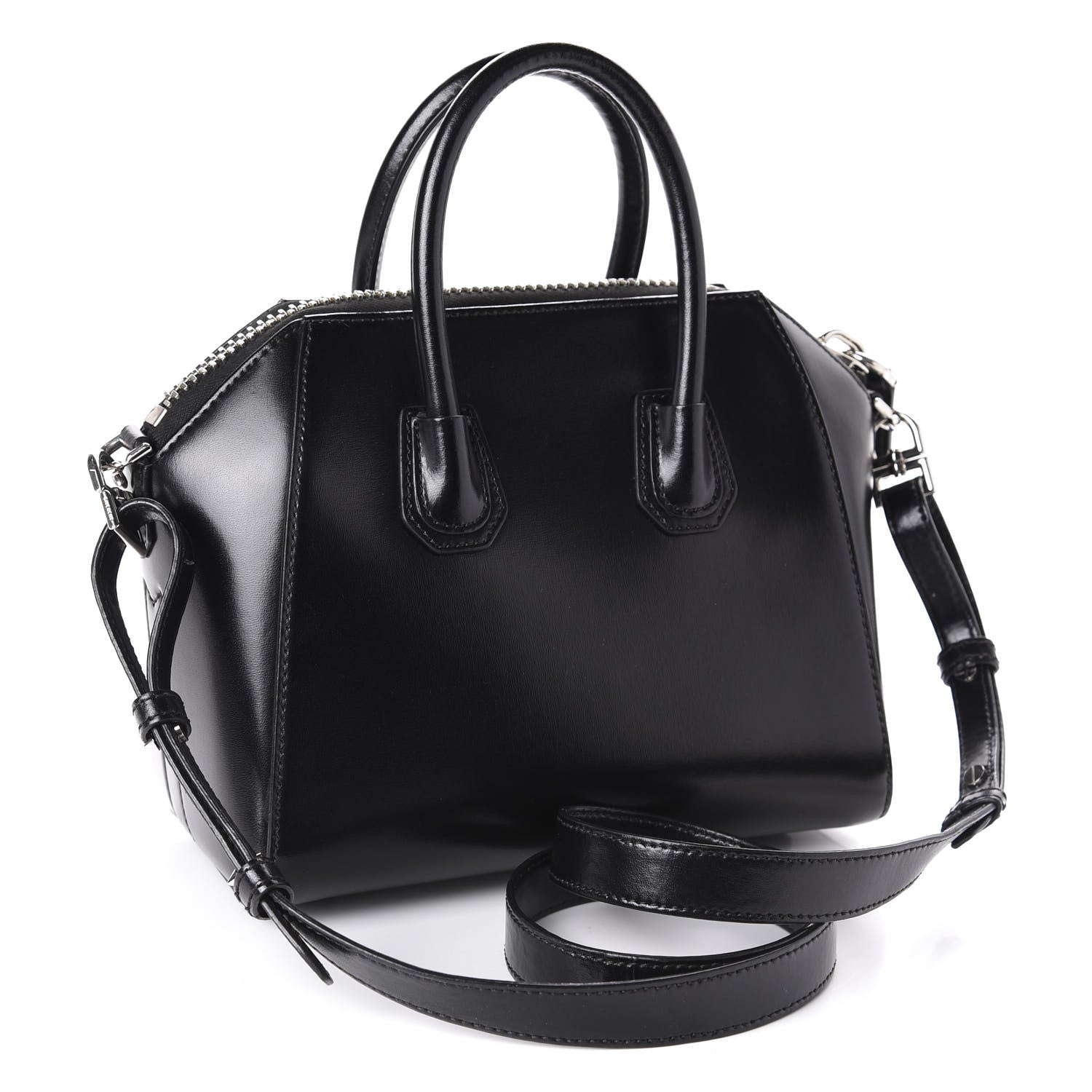 Givenchy Shiny Lord Calfskin Mini Antigona Black 3 of 11