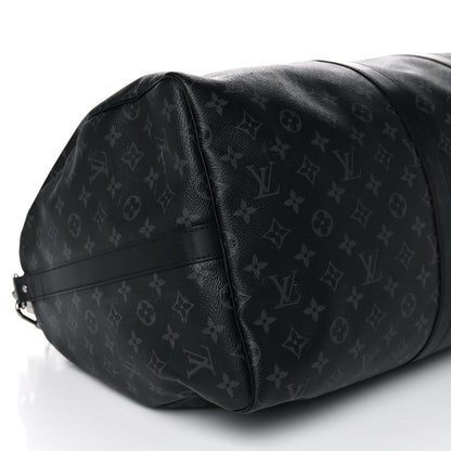 Louis Vuitton Monogram Eclipse Keepall Bandouliere 45 8 of 34