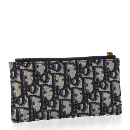 Christian Dior Oblique Dior Pouch Navy Blue 3 of 6