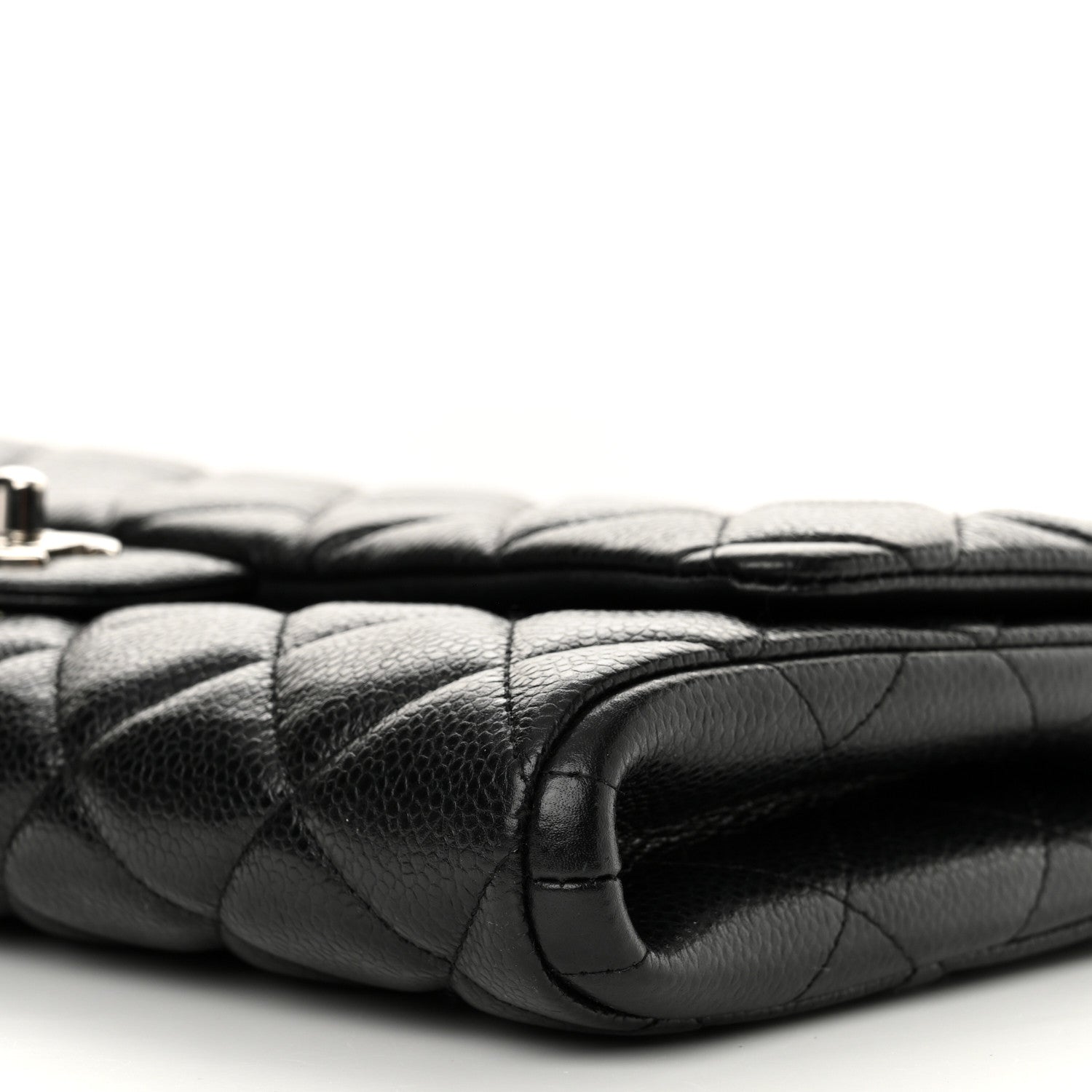 Chanel Caviar Quilted Clutch With Chain Flap Black 10 of 13