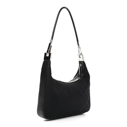 Gucci Monogram Shoulder Bag Black 3 of 10