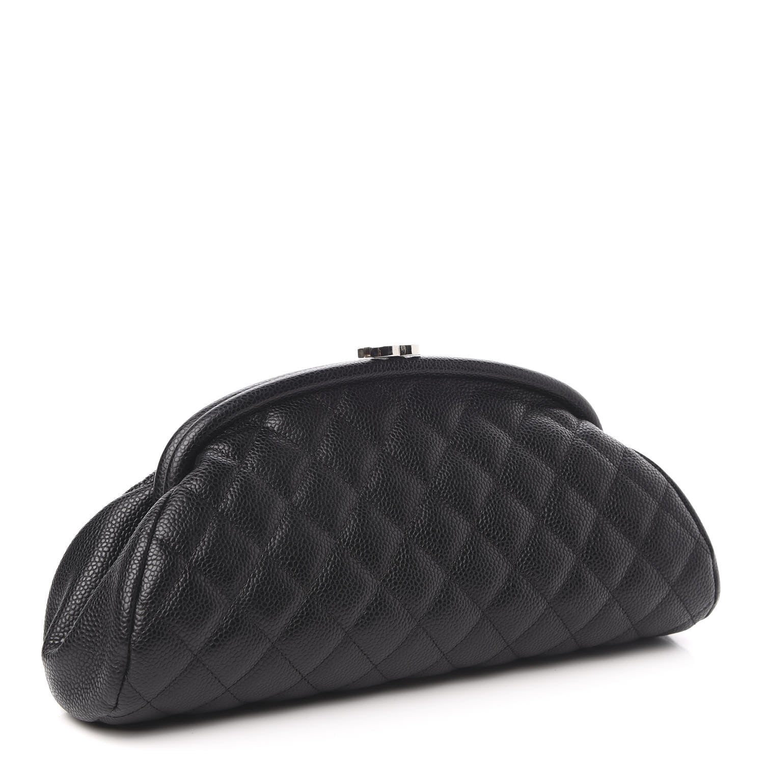 Chanel Caviar Quilted Timeless Clutch Black 3 of 8