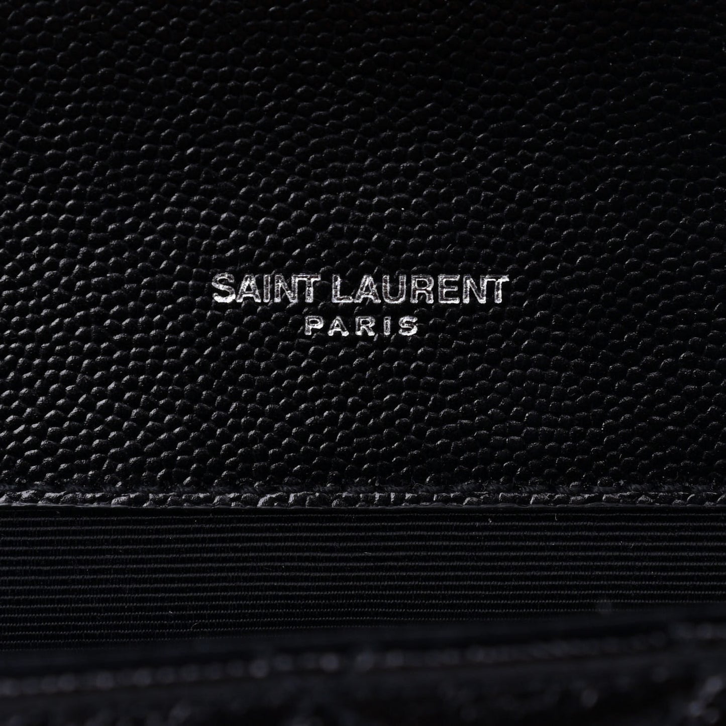 Grain De Poudre Textured Mixed Matelasse Triquilt Small Monogram Satchel Black