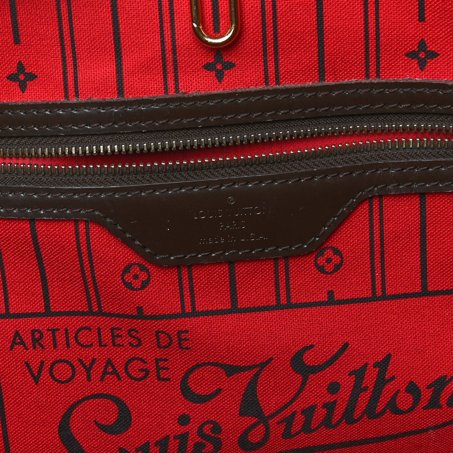 Louis Vuitton Damier Ebene Neverfull MM 6 of 12