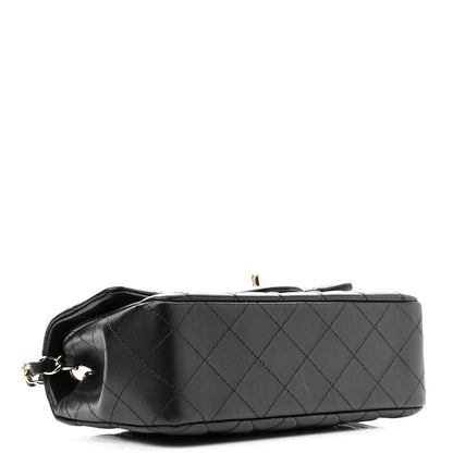 Chanel Lambskin Quilted Mini Rectangular Flap Black 4 of 13