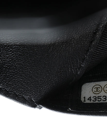 Chanel Patent Quilted Zip Pocket Wallet Black 8 of 8