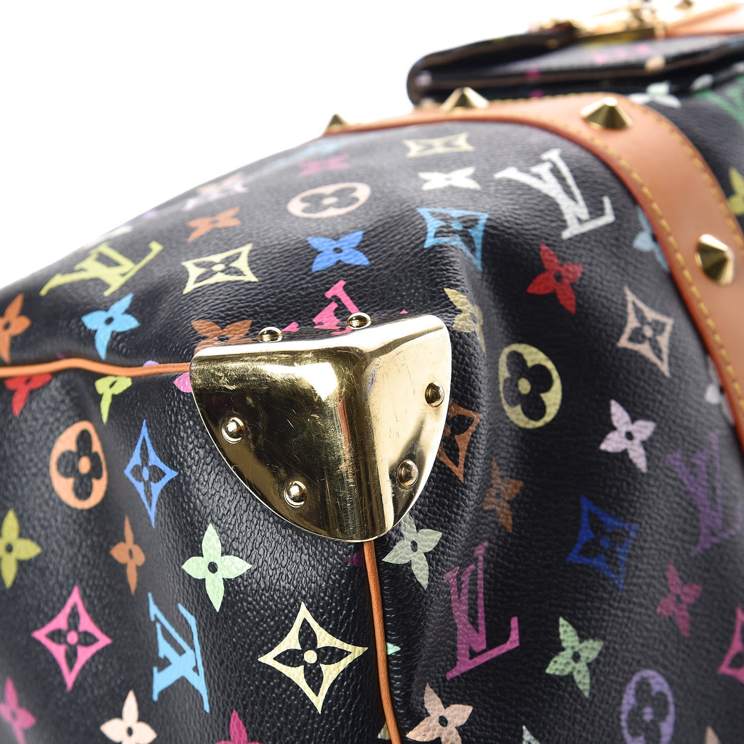 Louis Vuitton Monogram Multicolor Keepall 45 Black 11 of 15