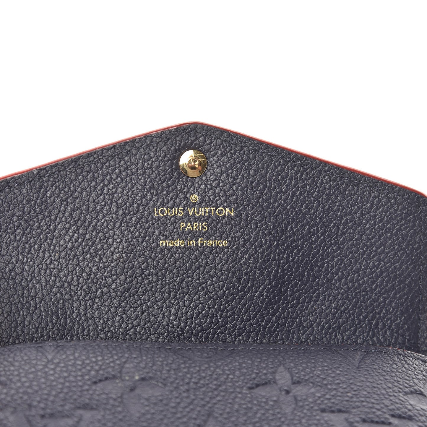 Empreinte Key Pouch Marine Rouge