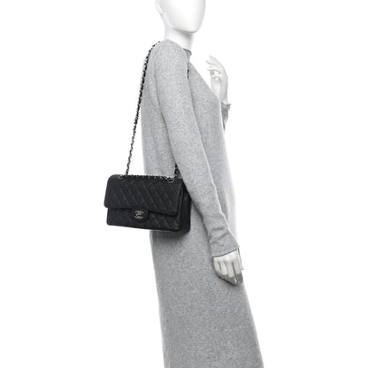 Chanel Caviar Quilted Medium Double Flap Black 2 of 11