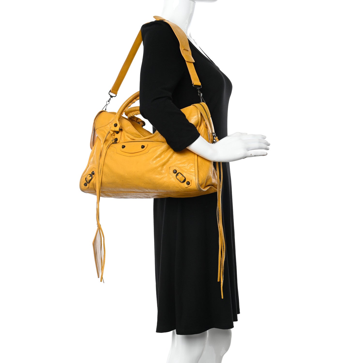 Balenciaga Agneau Classic Hardware City Mangue 2 of 18