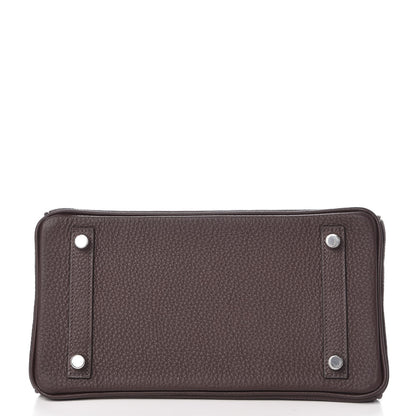 Hermes Togo Birkin 25 Chocolate 6 of 34