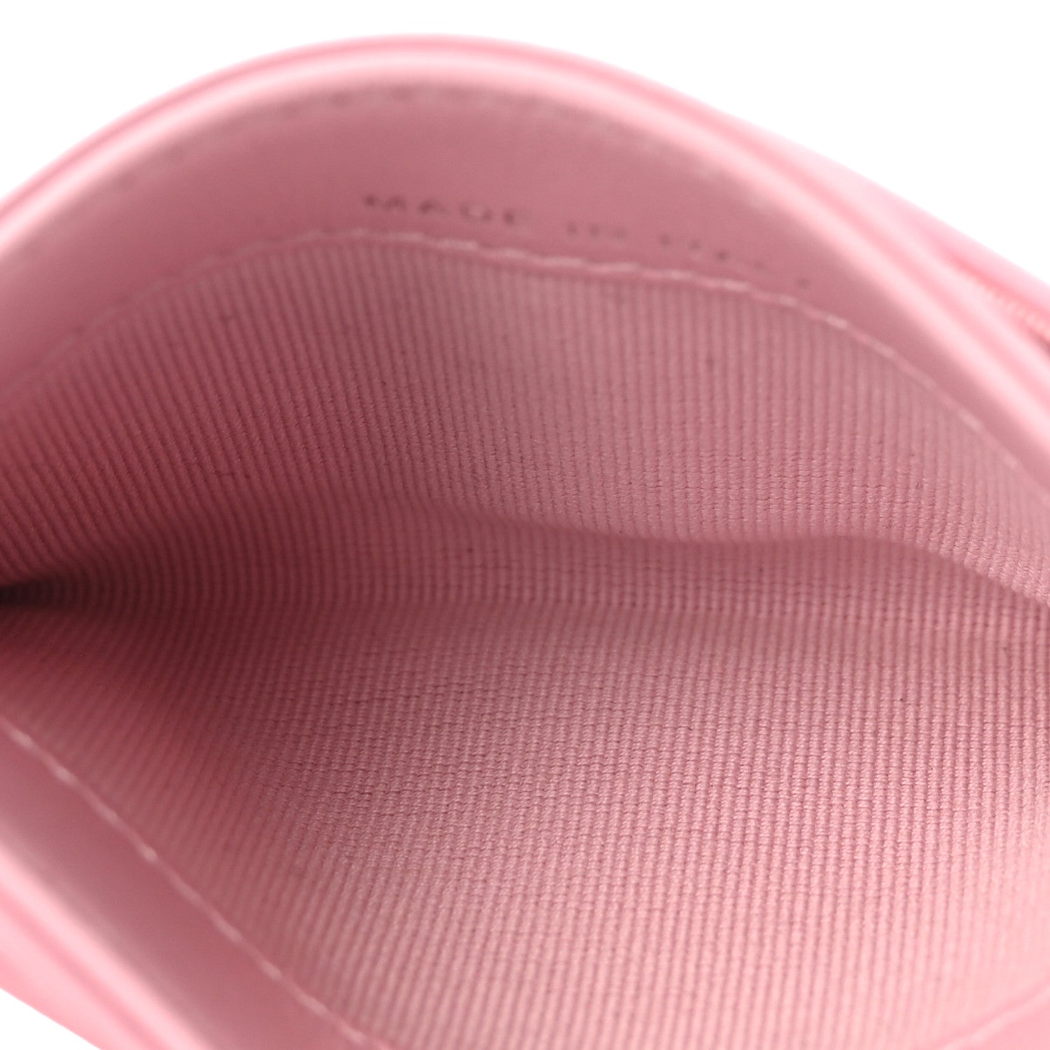 Chanel Calfskin Quilted Card Holder Light Pink 5 of 9